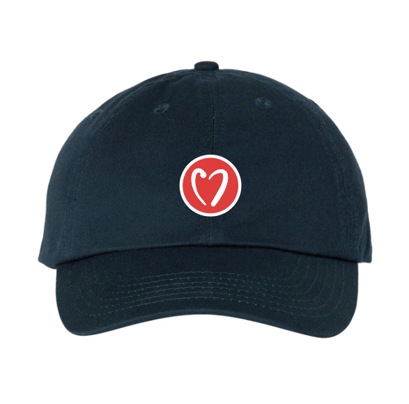 Hat: Who We Play For Baseball Style, Heart logo